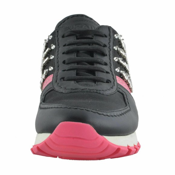 Prada Leather Beads Decorated Fashion Sneakers - Picture 5 of 8